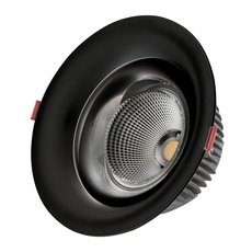 Точечный светильник с арматурой чёрного цвета, металлическими плафонами KINK Light 2140,19