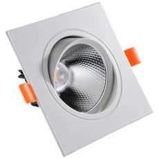 Точечный светильник с арматурой белого цвета, металлическими плафонами KINK Light 2131D