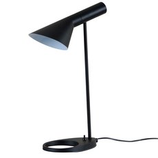Настольная лампа с арматурой чёрного цвета, металлическими плафонами KINK Light 07033-1,19