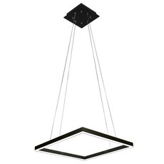 Светильник с арматурой чёрного цвета, пластиковыми плафонами KINK Light 08230,19