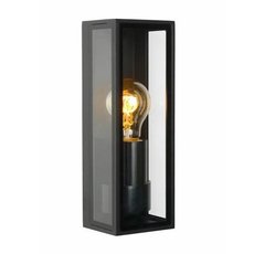 Светильник для уличного освещения с арматурой чёрного цвета, плафонами прозрачного цвета Lucide 15802/01/30