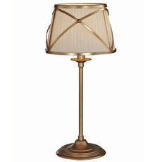 Настольная лампа с арматурой золотого цвета, текстильными плафонами L ARTE LUCE L57731.08