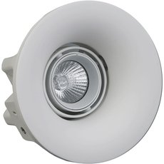 Точечный светильник с арматурой белого цвета, гипсовыми плафонами MW-LIGHT 499010401
