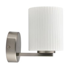 Светильник для ванной комнаты с арматурой никеля цвета, стеклянными плафонами DeMarkt 509024201