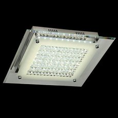Светильник с плафонами прозрачного цвета Natali Kovaltseva 11155/24 CHROME, LED
