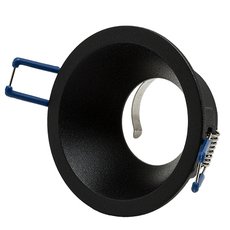 Точечный светильник с металлическими плафонами чёрного цвета LEDRON AO1501010 black