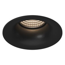 Точечный светильник с арматурой чёрного цвета, плафонами чёрного цвета LEDRON MJ1003GB