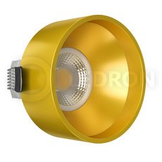 Точечный светильник с арматурой золотого цвета, металлическими плафонами LEDRON KEA GU10 GOLD