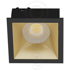 Точечный светильник с арматурой чёрного цвета, металлическими плафонами LEDRON RISE KIT G-BL-1