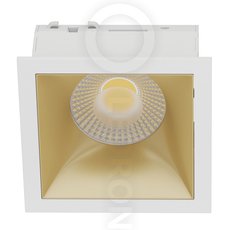 Точечный светильник с арматурой белого цвета, металлическими плафонами LEDRON RISE KIT G-W-1