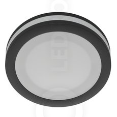Точечный светильник с плафонами белого цвета LEDRON LIP0906-5W-Y 3000K BLACK