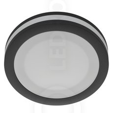 Точечный светильник с плафонами белого цвета LEDRON LIP0906-5W-Y 4000K BLACK