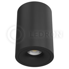 Точечный светильник с арматурой чёрного цвета LEDRON MJ1027GB150mm