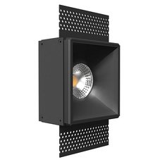 Точечный светильник с металлическими плафонами LEDRON Rise SQ H KIT1 Black