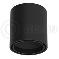 Точечный светильник с арматурой чёрного цвета LEDRON KEA R ED-GU10 BLACK