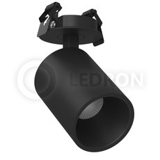 Точечный светильник с арматурой чёрного цвета LEDRON MJ1077GB