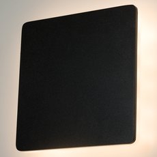 Бра с арматурой чёрного цвета, плафонами чёрного цвета LEDRON LD4180/8W-B 3000K