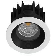 Точечный светильник с плафонами белого цвета LEDRON FAST TOP MINI WHITE-BLACK