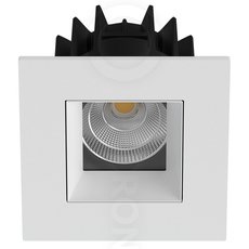 Точечный светильник с арматурой белого цвета, металлическими плафонами LEDRON FAST TOP SQ MINI WHITE