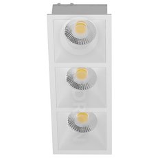 Точечный светильник с арматурой белого цвета, плафонами белого цвета LEDRON RISE KIT W-3