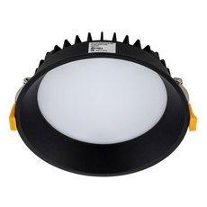 Встраиваемый точечный светильник LEDRON UNIQUE LARGE BLACK DA-7340CR