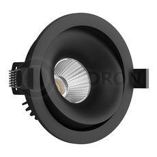 Точечный светильник с арматурой чёрного цвета LEDRON MJ1006GB