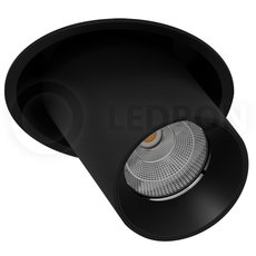Точечный светильник с арматурой чёрного цвета LEDRON EVA DANNY MINI BL