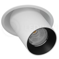 Точечный светильник с арматурой белого цвета, металлическими плафонами LEDRON EVA DANNY MINI WH-BL