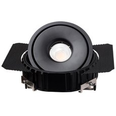 Точечный светильник с арматурой чёрного цвета, плафонами чёрного цвета LEDRON ORBIT Black