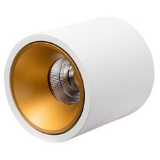 Точечный светильник с арматурой белого цвета, металлическими плафонами LEDRON RINBOK White/Gold