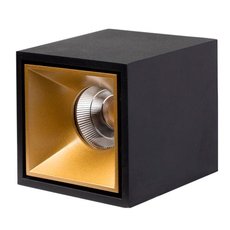 Точечный светильник с металлическими плафонами LEDRON KUBING Black/Gold