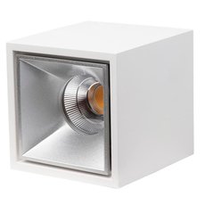 Точечный светильник с металлическими плафонами LEDRON KUBING White/Grey