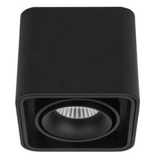 Точечный светильник с металлическими плафонами чёрного цвета LEDRON TUBING Black
