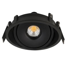 Точечный светильник с металлическими плафонами чёрного цвета LEDRON ORBIT IN Black