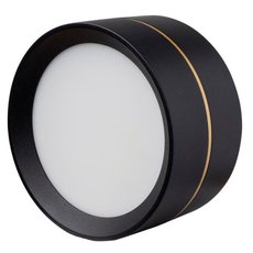 Точечный светильник с арматурой чёрного цвета LEDRON BARREL Black