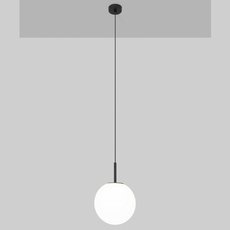 Светильник с арматурой чёрного цвета, плафонами белого цвета LEDRON PL2056
