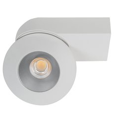 Точечный светильник с арматурой белого цвета, металлическими плафонами LEDRON KRIS SLIM White/Grey