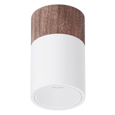 Точечный светильник с арматурой белого цвета, плафонами белого цвета LEDRON RINBOK 160 Wooden White