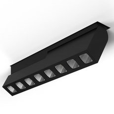 Точечный светильник с плафонами чёрного цвета LEDRON Strong DY-1060CS Black