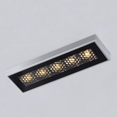 Точечный светильник с пластиковыми плафонами прозрачного цвета LEDRON DL3179 White