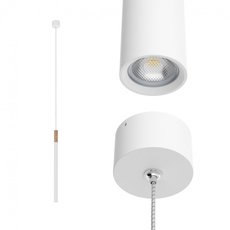 Светильник с арматурой белого цвета LEDRON HL012 Wooden 100 Wh