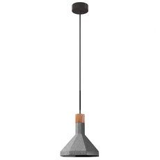 Светильник с арматурой чёрного цвета, керамическими плафонами LEDRON SCOPE B Wood 55