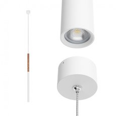 Светильник с плафонами белого цвета LEDRON HL012 Wooden 300 Wh