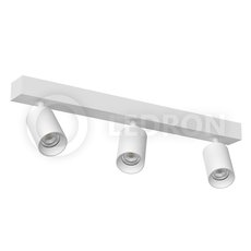 Спот с металлическими плафонами белого цвета LEDRON SAGITONY E3 S60-WH