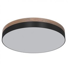 Светильник с арматурой коричневого цвета, плафонами белого цвета LEDRON DLC73029/60W Wood Bl 3K