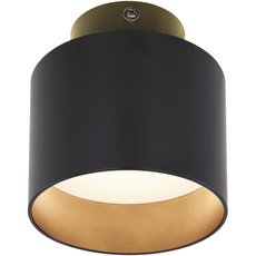 Точечный светильник с арматурой чёрного цвета, металлическими плафонами Globo 12015B