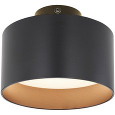Точечный светильник с арматурой чёрного цвета, металлическими плафонами Globo 12016B