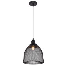 Светильник с арматурой чёрного цвета, плафонами чёрного цвета Globo 15047H4