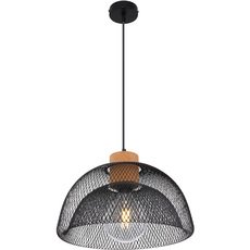 Светильник с металлическими плафонами чёрного цвета Globo 15393