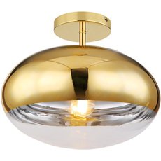Светильник с арматурой золотого цвета, стеклянными плафонами Globo 15445DG